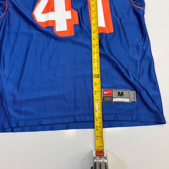 Vtg Nike Team #41 Boise State Broncos BSU Football Jersey Blue Orange Sz Med - Picture 6 of 6